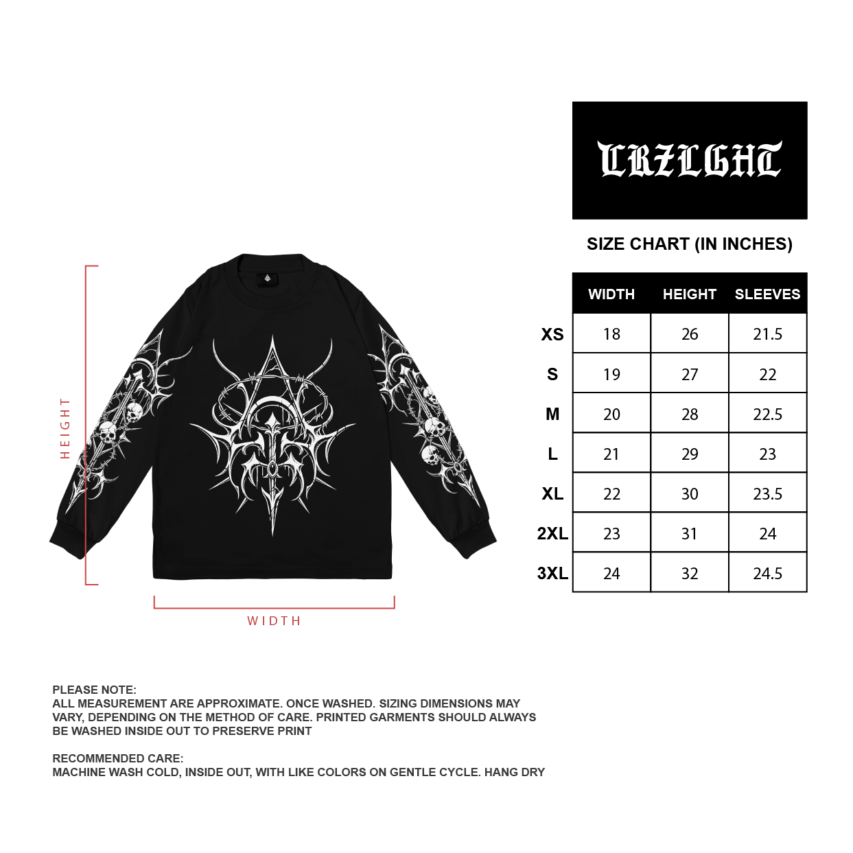 DEATH SPIKES LONGSLEEVE