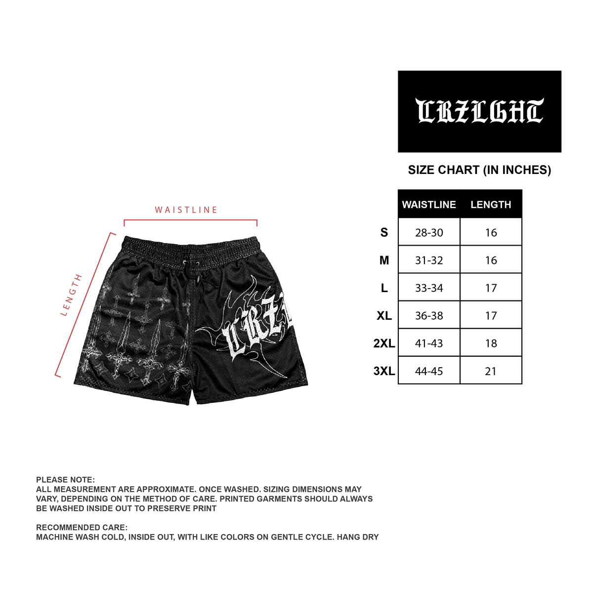 DAGGER MESH SHORTS