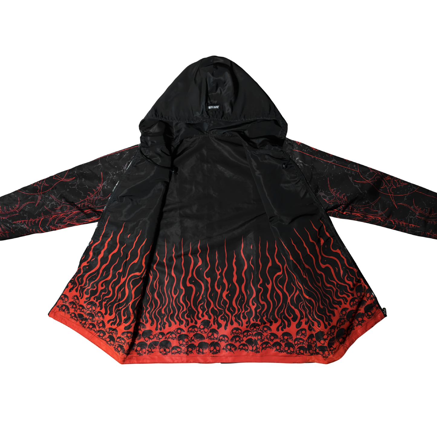FIREPLAGUE FIREPLAUGE Reversible Water-Resistant Windbreaker