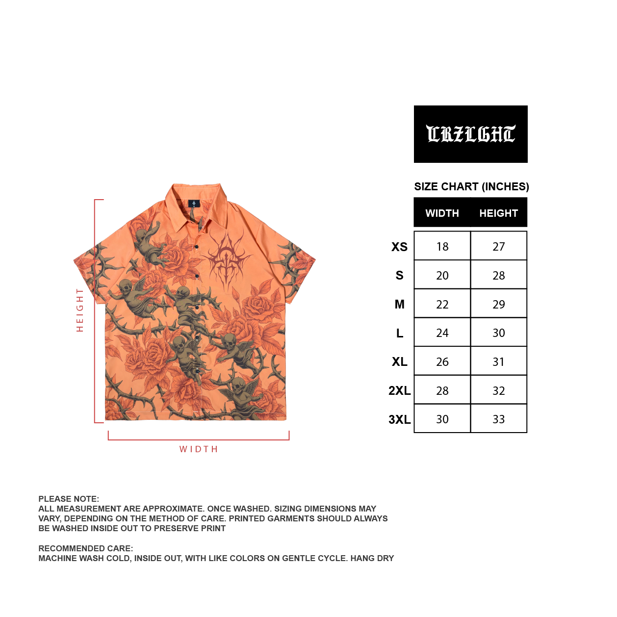 DEATHGARDEN BUTTON-DOWN POLO | PEACH