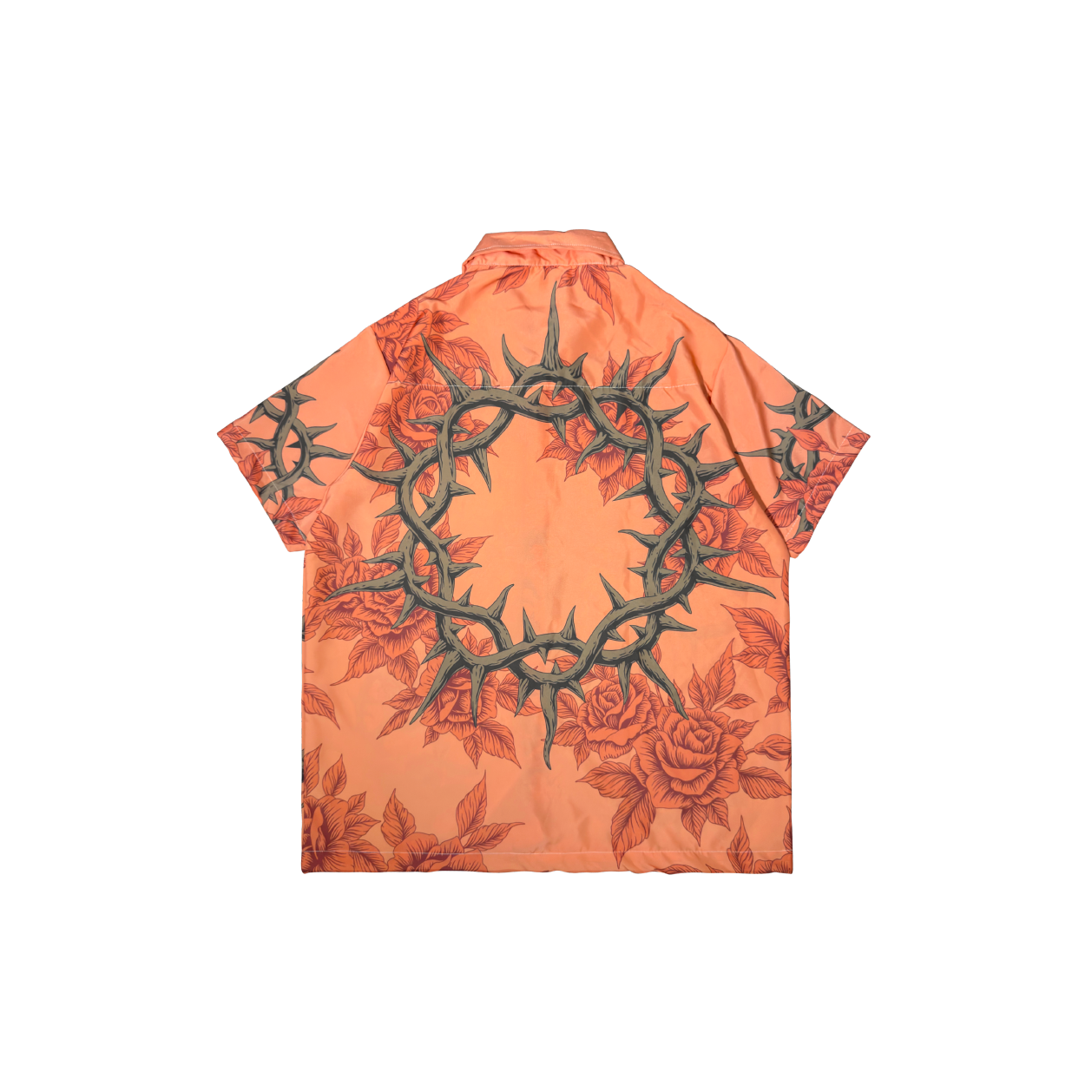 DEATHGARDEN BUTTON-DOWN POLO | PEACH
