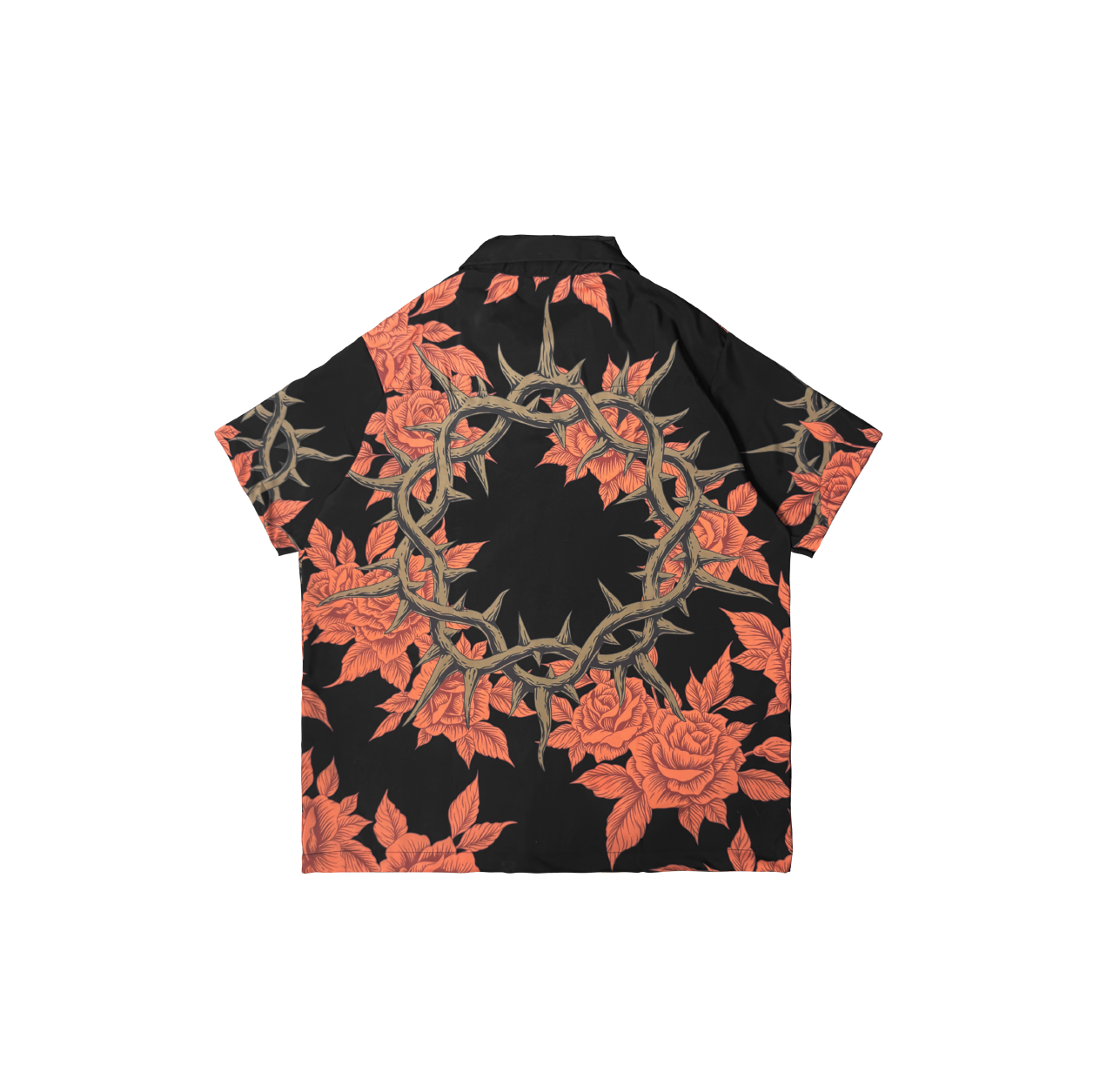 DEATHGARDEN BUTTON-DOWN POLO | BLACK