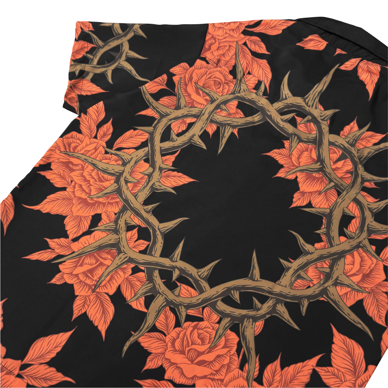 DEATHGARDEN BUTTON-DOWN POLO | BLACK