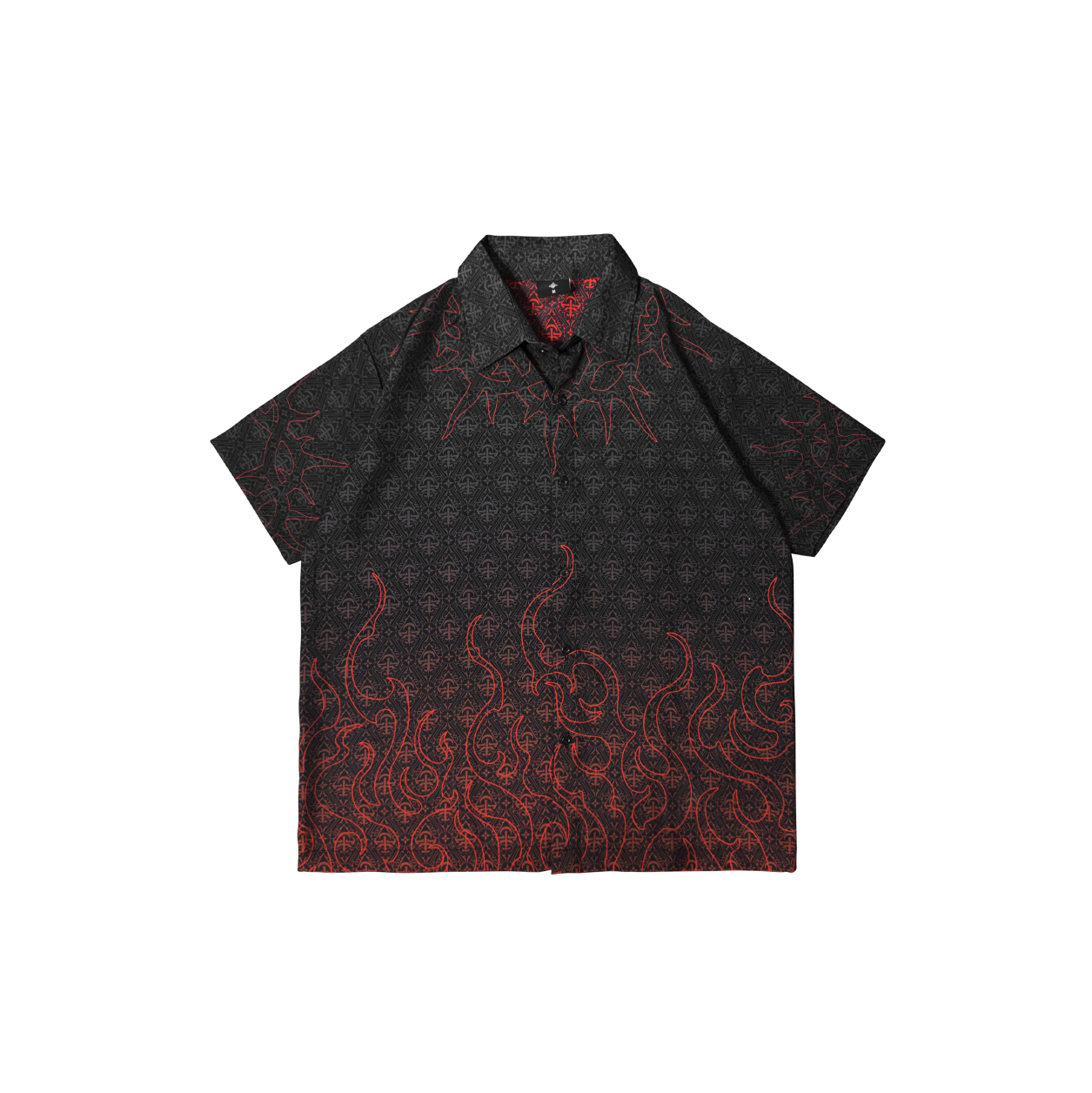 FLAMES BUTTON-DOWN POLO