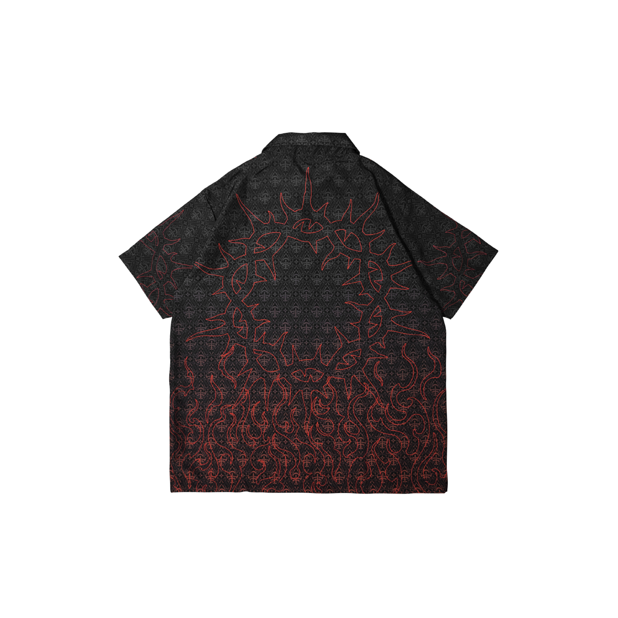 FLAMES BUTTON-DOWN POLO