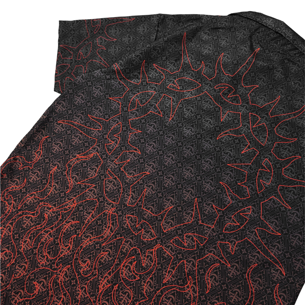 FLAMES BUTTON-DOWN POLO