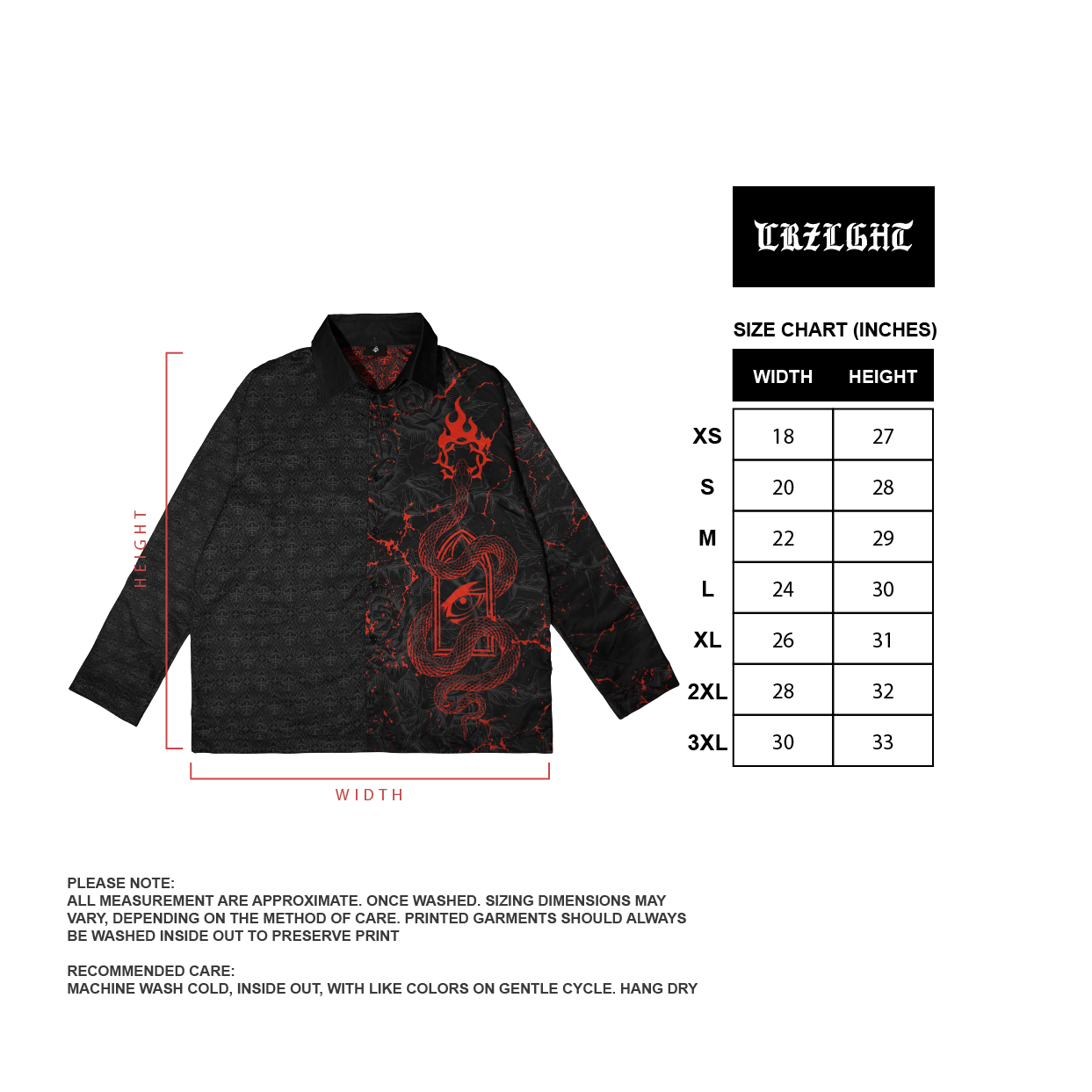 SNAKE EYES BUTTON LONGSLEEVE