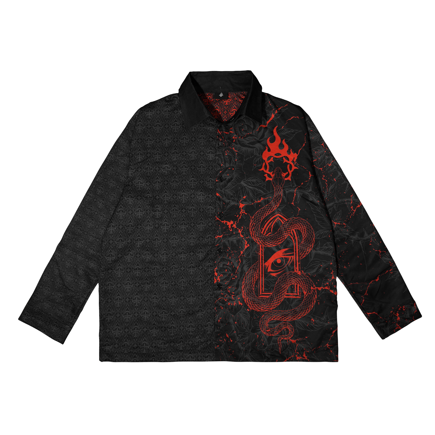 SNAKE EYES BUTTON LONGSLEEVE